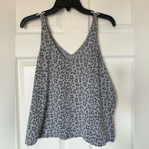 Gap Body Animal Print Tank Large‎ NWOT